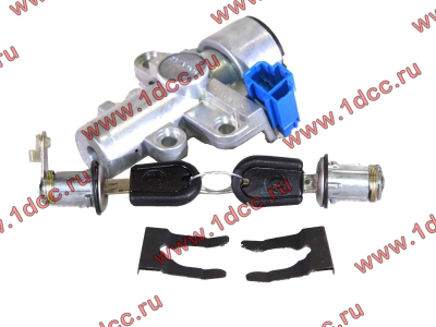 Замок зажигания с личинками дверей DF DONG FENG (ДОНГ ФЕНГ) 3704110-C0100 для самосвала фото 1 Саратов