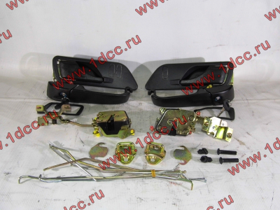 Ремкомплект замков на две двери (ручки внутренние, замки, ключи, тяги) F FAW (ФАВ)  для самосвала фото 1 Саратов