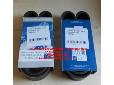 Ремень 8PK880 МAN 2688/2876 ЕВРОПА 3.34212 фото 1 Саратов